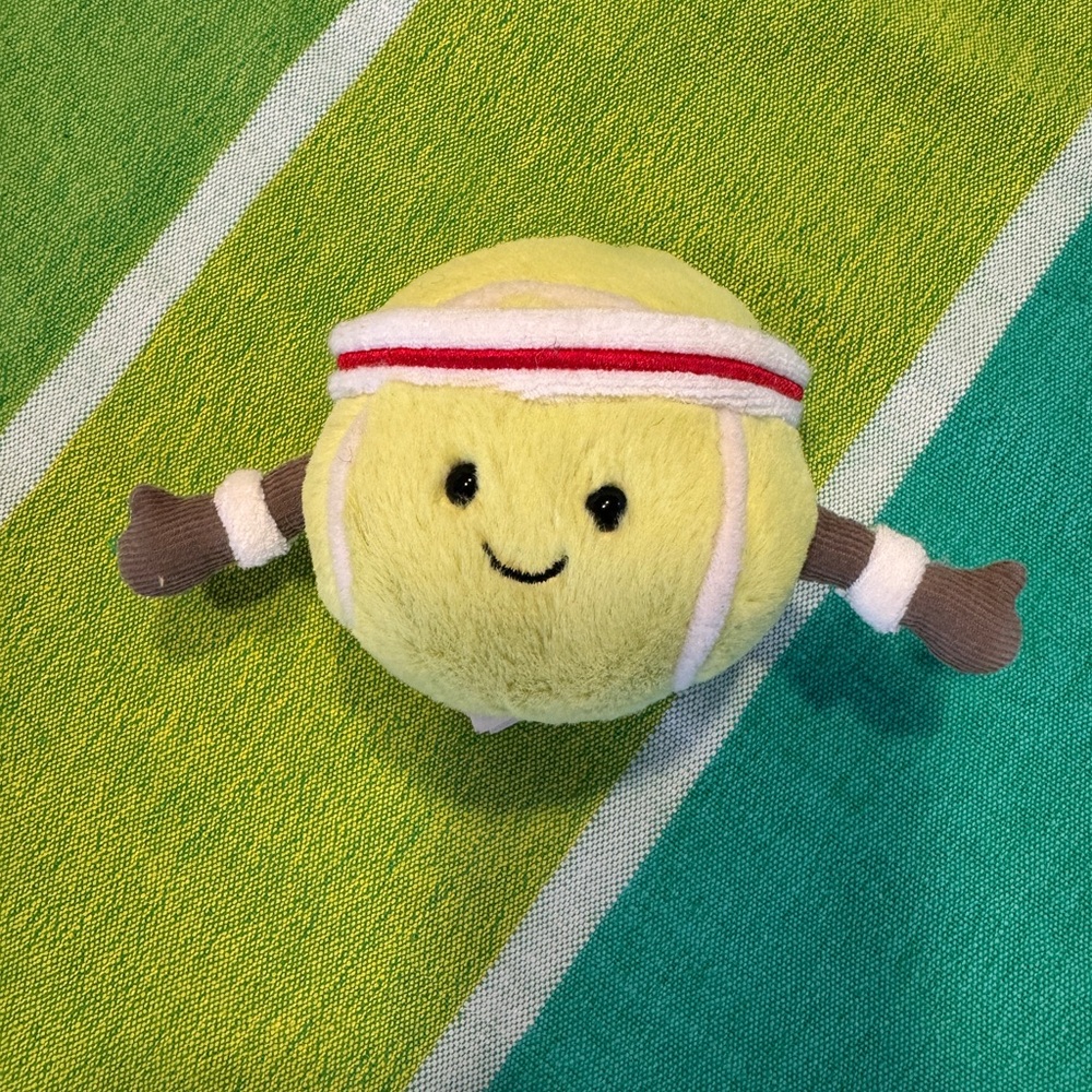 Jellycat Amuseables Sports Tennis Ball Plush Toy
